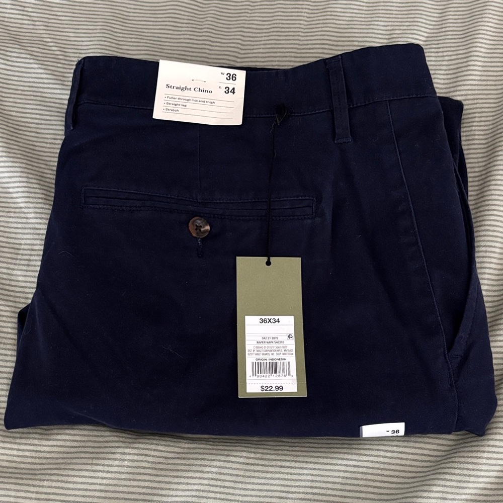 Goodfellow & Co Dark Blue Chino Pants